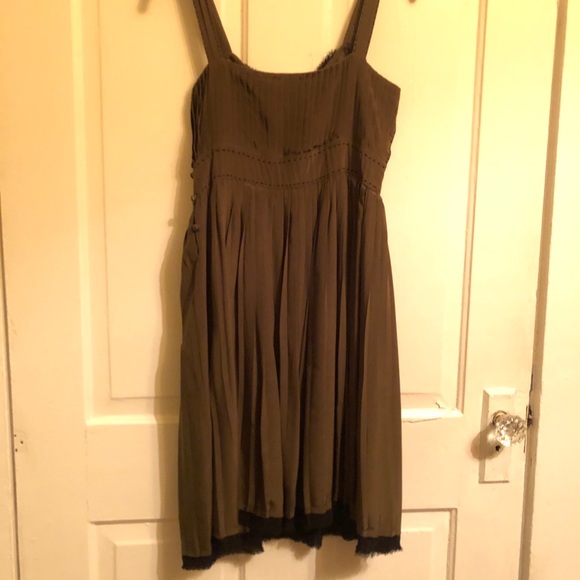 Project Alabama Vintage Silk Green Dress - Picture 5 of 5